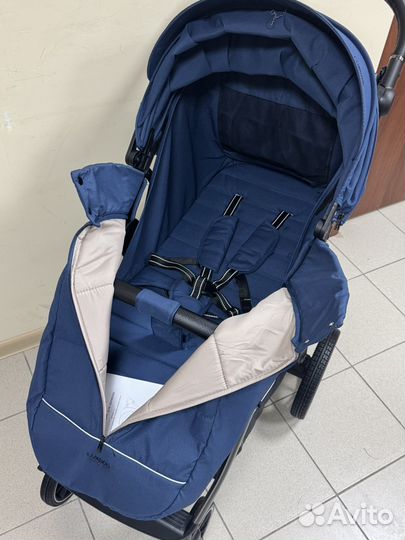Новая всесезонная коляска Luxmom 730 Libra синий