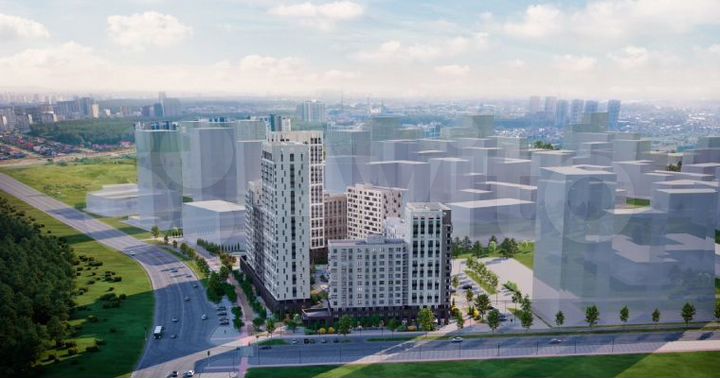 2-к. квартира, 66,6 м², 22/25 эт.