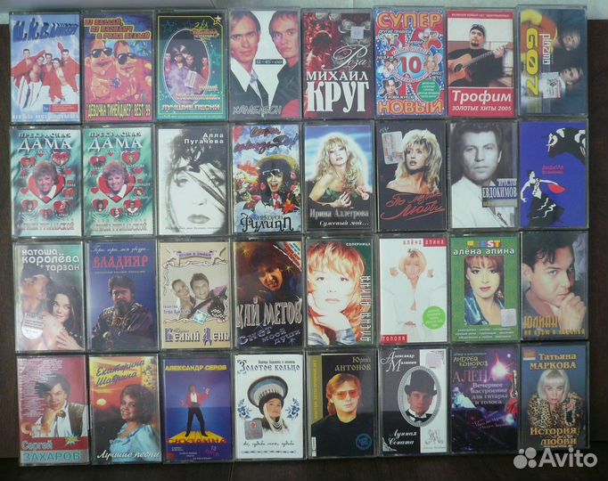 Аудиокассеты для магнитофона + чистые