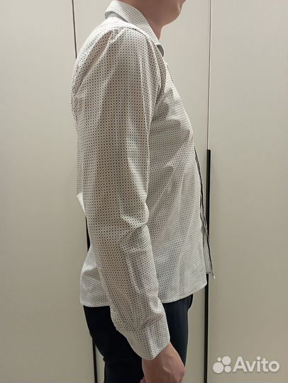Праздничная рубашка 48 М с длинным рукавом