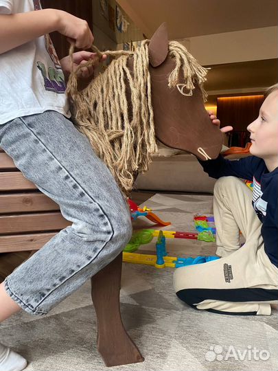 Игровая Фигура для улицы. Деревянная Лошадка