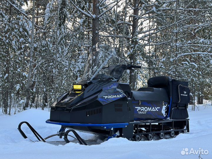 Снегоход promax yakut 500 long 2.0 4T 22 черный