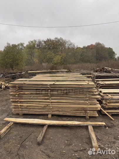 Не обрезная доска липа 3 сорт 20мм