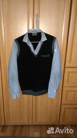 Рубашка-джемпер(школьная)