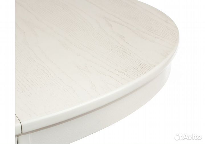 Деревянный стол Arno без патины / молочный