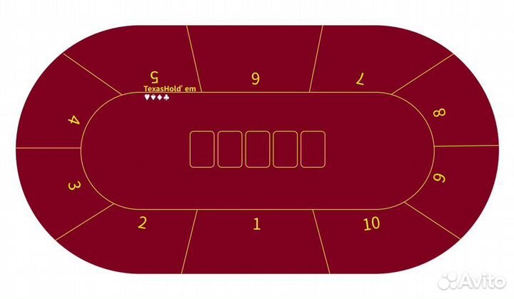 Покерное сукно прорезиненное для покера