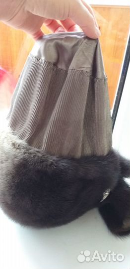 Шапка норковая женская новая