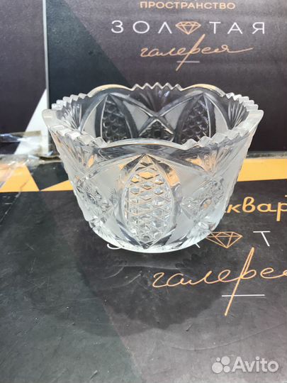 Салатник хрусталь СССР
