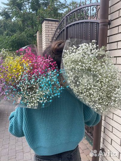 Гипсофила букет цветы