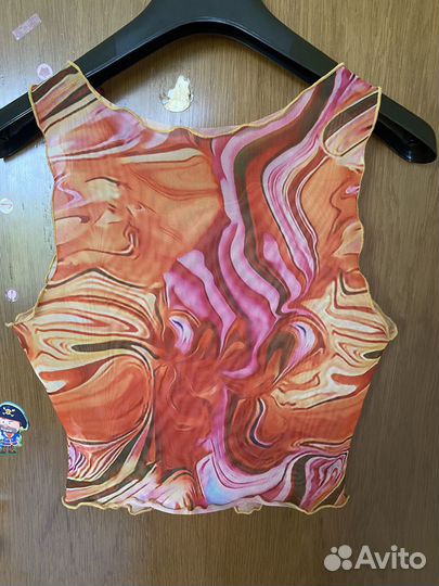 Сетчатый Топ в y2k стиле