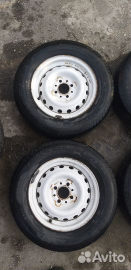 Летняя резина 175/70 R13 на мет. дисках 4х98 4шт