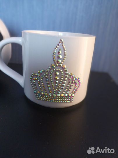 Кружка со стразами