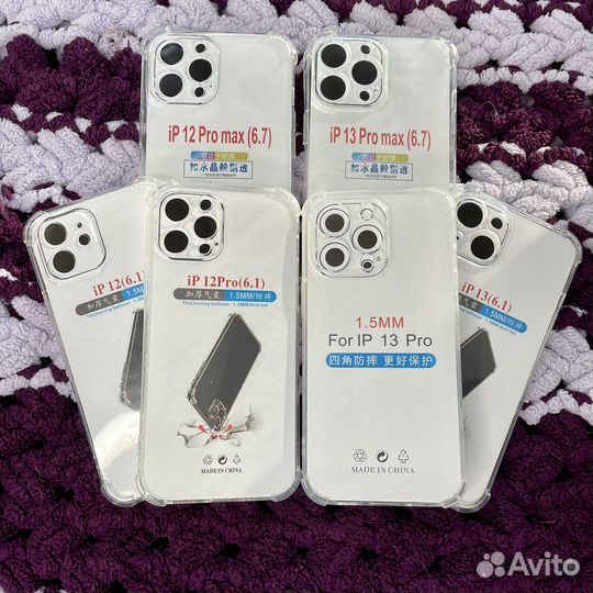 Прозрачный чехол iPhone 12-13 Pro Max