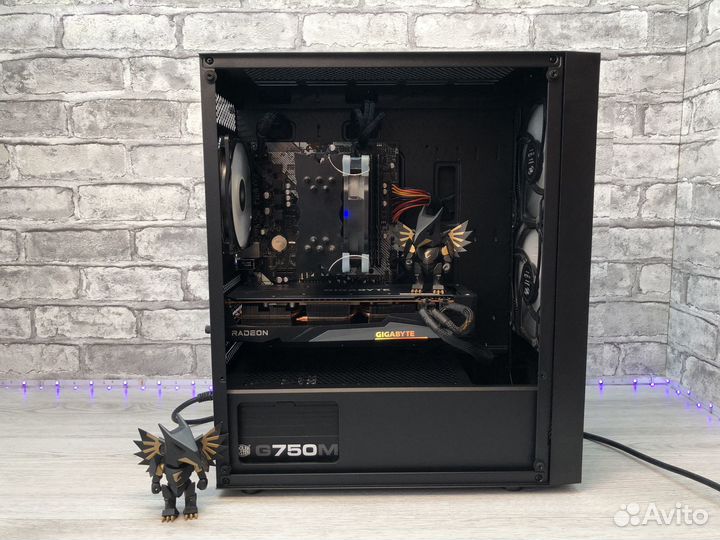 Игровой пк Ryzen 5 3600X / RX 6700 Xt / 16Gb RAM