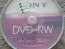 Диски Sony DVD-RW (10шт уп)