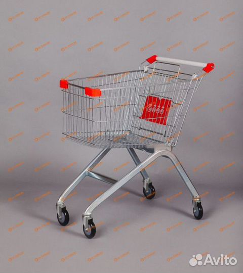 Тележка покупательская на 125 л с детским сидением