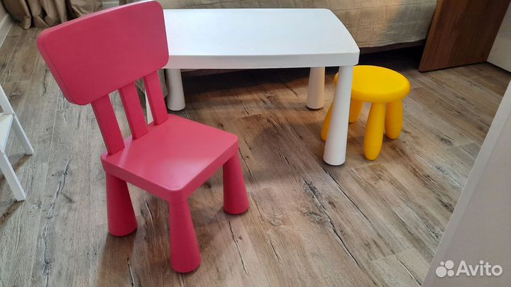 Комплект IKEA mammut + подставка IKEA forsiktig