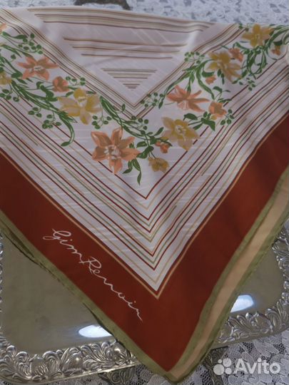 Jim Renoir винтажный платок Италия