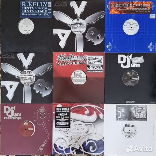 Виниловые пластинки Hip Hop 12