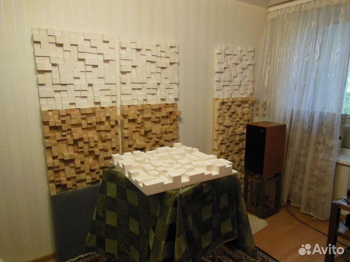 Акустические панели диффузоры рассеиватели