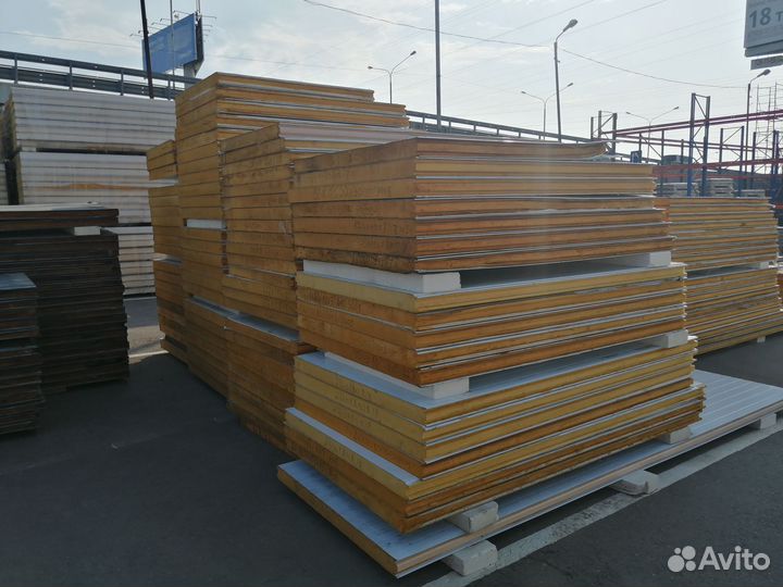 Сэндвич панели ппу PIR бу Неликвид 2ой сорт