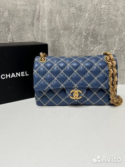 Сумка chanel натуральная кожа