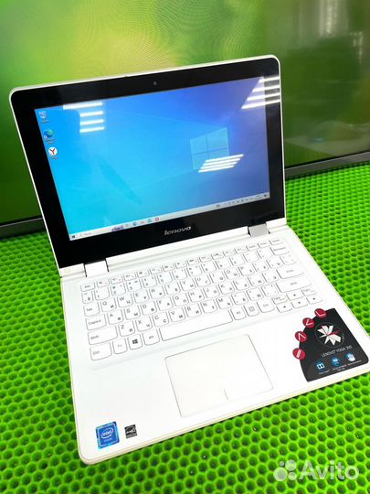 Ноутбук Lenovo Yoga 300-11IBR белый Трансформер