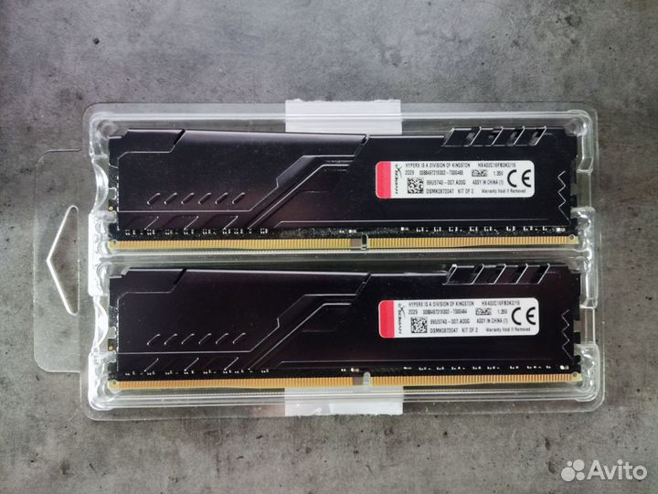 DDR4 16gb 3200MHz HyperX fury (2x8Gb)