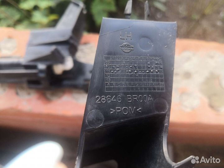 Форсунка омывателя фары nissan qashqai j10 левая