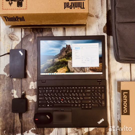 Ноутбук Lenovo T560 15,6 1080P IPS i5 8GB 256GB SS