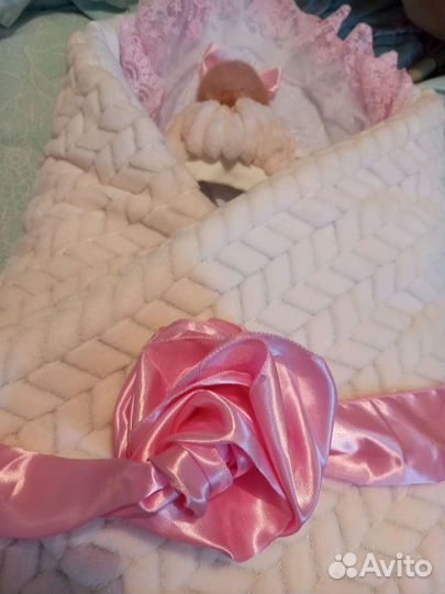 Комплект на выписку для девочки зима