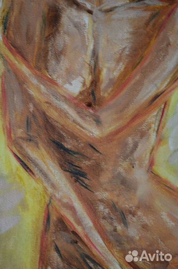 Современная картина ню девушка