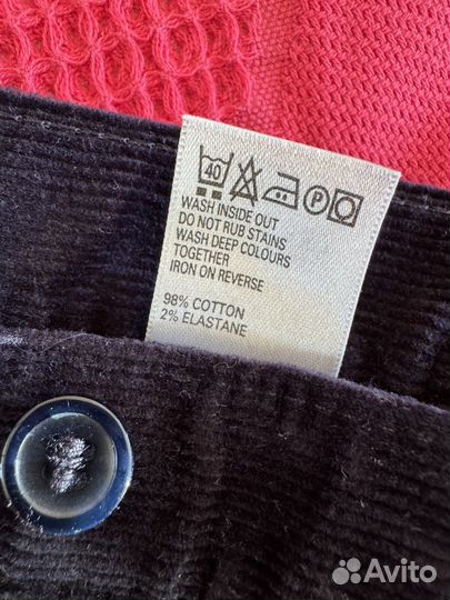 Брюки вельветовые Marks&Spencer, жен., р.46(12)