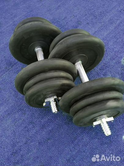 Гантели oбpeзинeнные