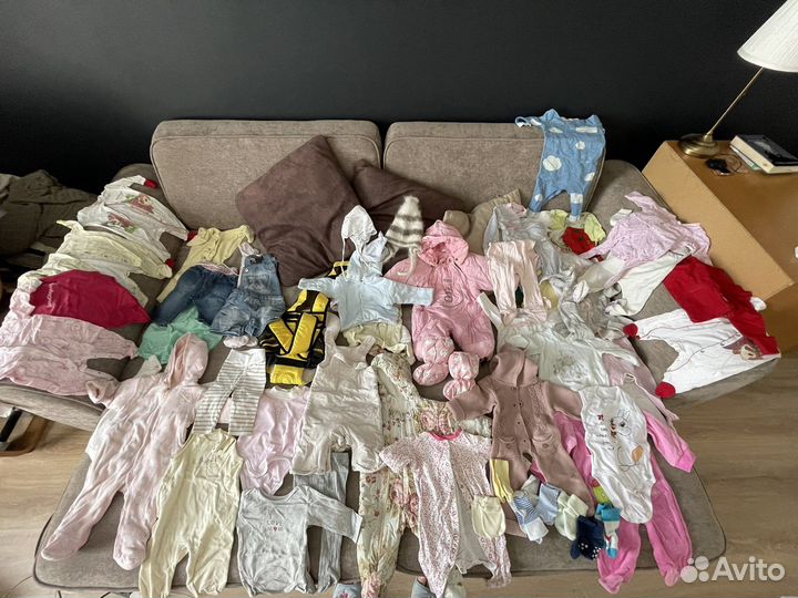 Очень много детской одежды (3-6мес)