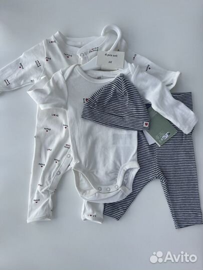 Новая одежда для новорожденных H&M