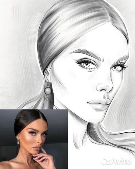 Портрет/логотип/аватарка/стикеры по фото на заказ