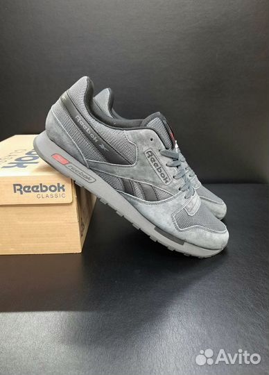 Кроссовки Reebok большие размеры артикул 3125 сер