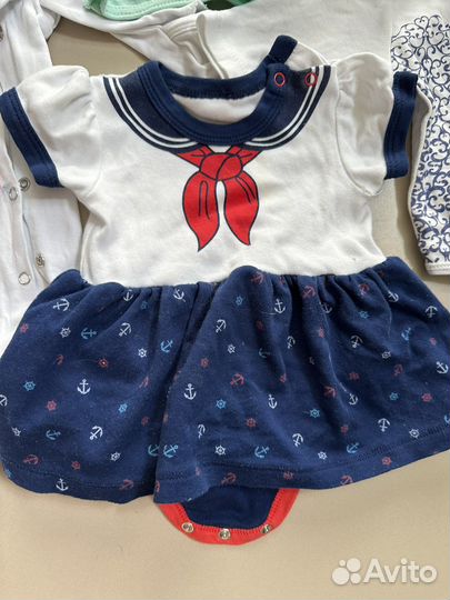 Пакет одежды для девочки 52-62, боди