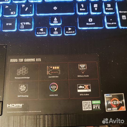 Игровой ноутбук asus tuf gaming a15