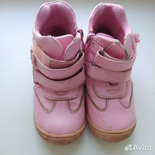 Ботинки демисезонные для девочки 25 размер