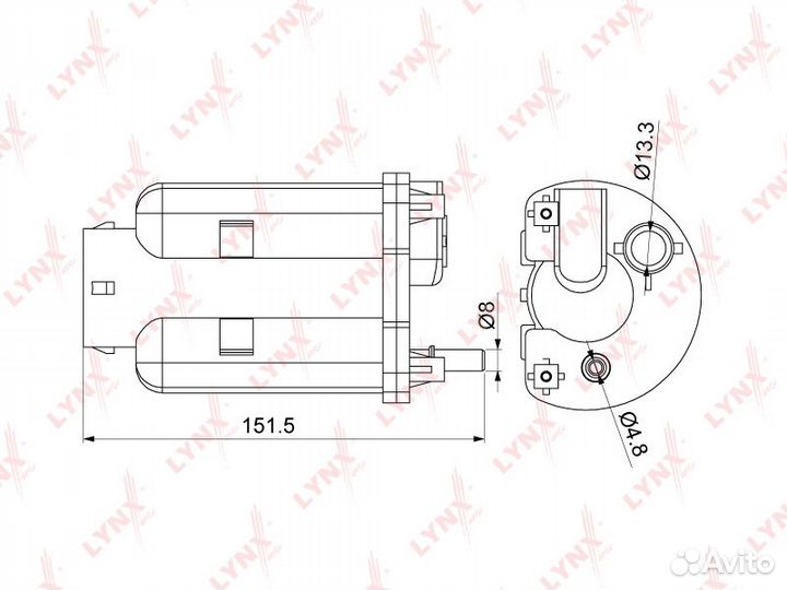 Фильтр топливный hyundai Sonata(NF) 2.0-3.3 05боль