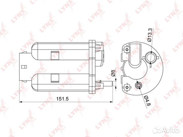 Фильтр топливный hyundai Sonata(NF) 2.0-3.3 05боль