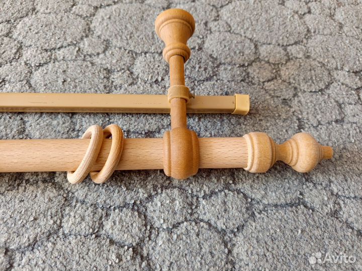 Гардина настенная деревянная 215 см