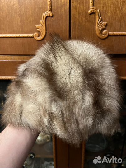 Шапка мех СССР 1984 год винтаж новая