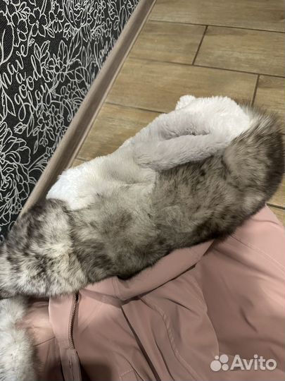 Парка с натуральным мехом 42 44
