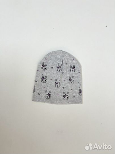 Новая трикотажная шапка для девочки 2-4 года