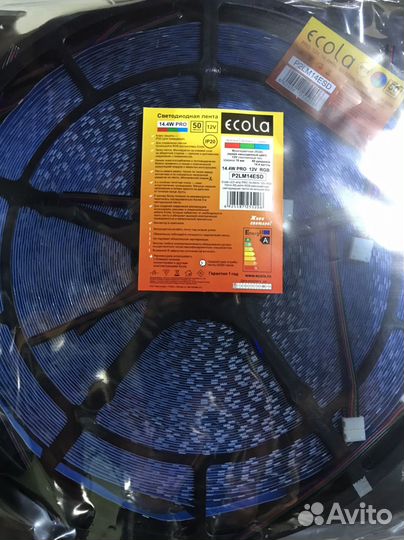 Светодиодная лента 12v RGB (уп.50м.)