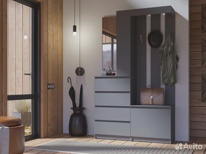 Прихожая в стиле лофт 