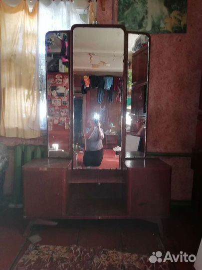 Трюмо трельяж зеркало старинное